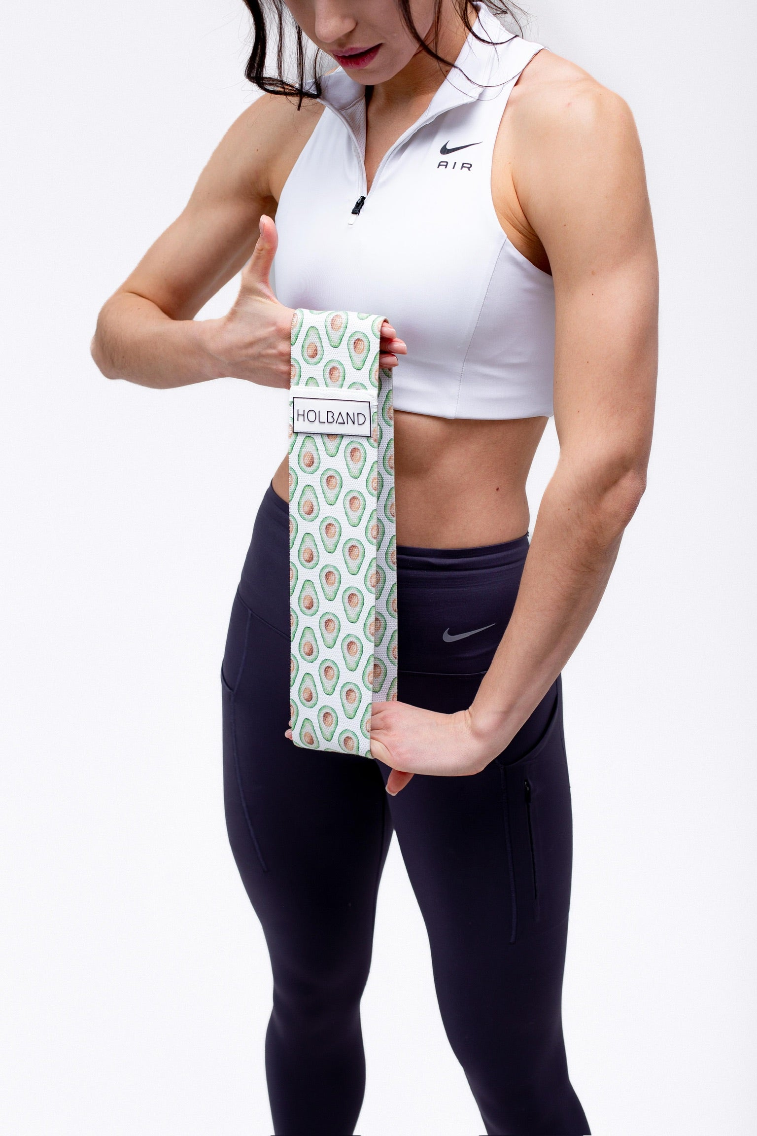 Тканинна фітнес-резинка «Avocado» (Medium)